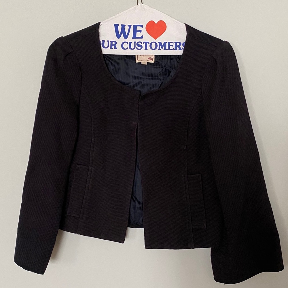 Nanette Lepore Size 0 Black Jacket